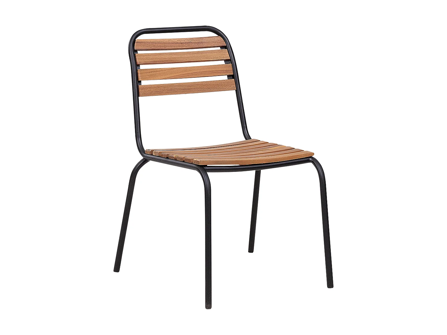 Lot de 6 chaises de jardin VALLESE Acacia Marron