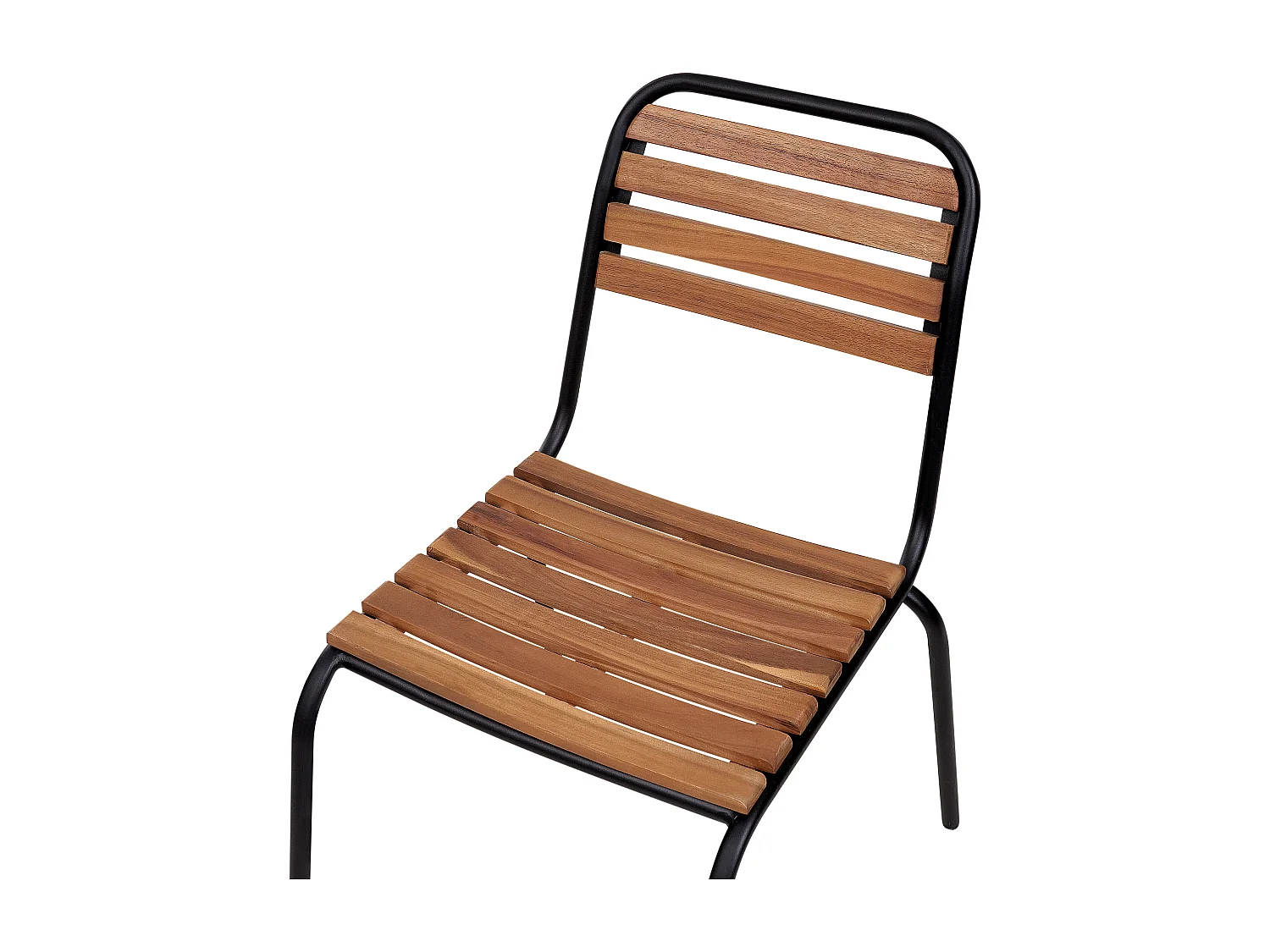 Lot de 6 chaises de jardin VALLESE Acacia Marron