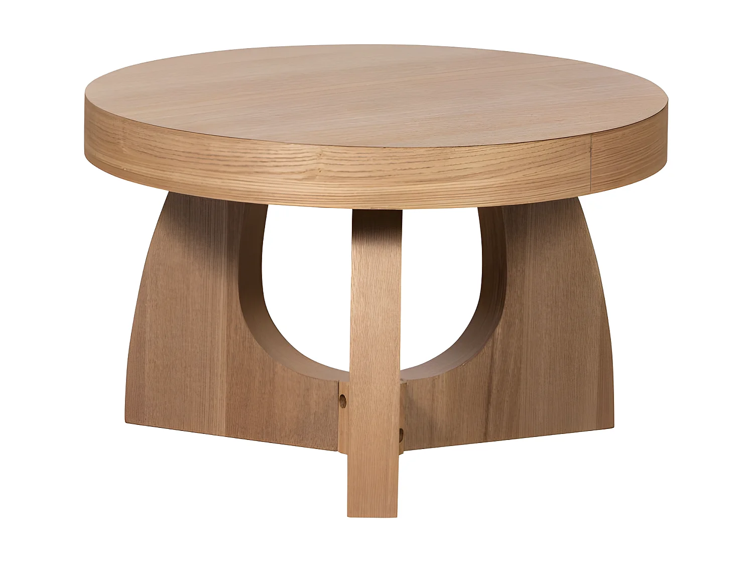 Tala - Table basse ronde en bois ø55cm - Bois clair