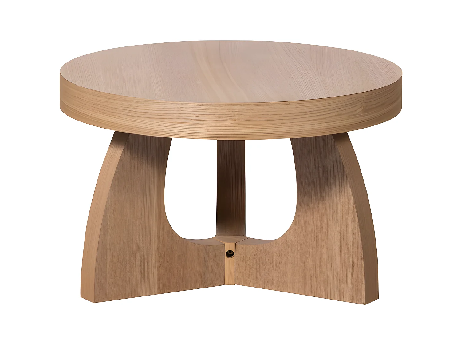Tala - Table basse ronde en bois ø55cm - Bois clair