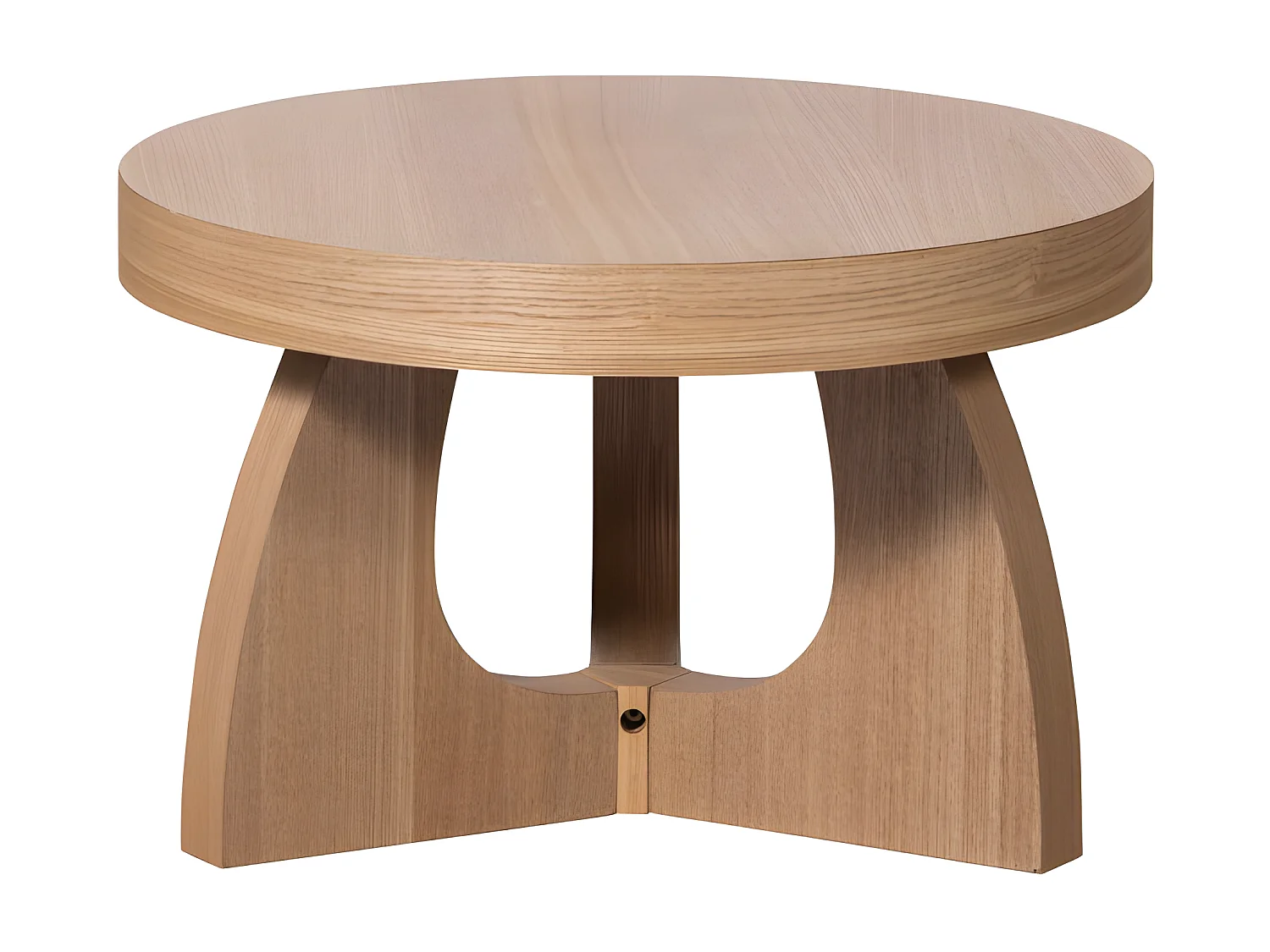 Tala - Table basse ronde en bois ø55cm - Bois clair