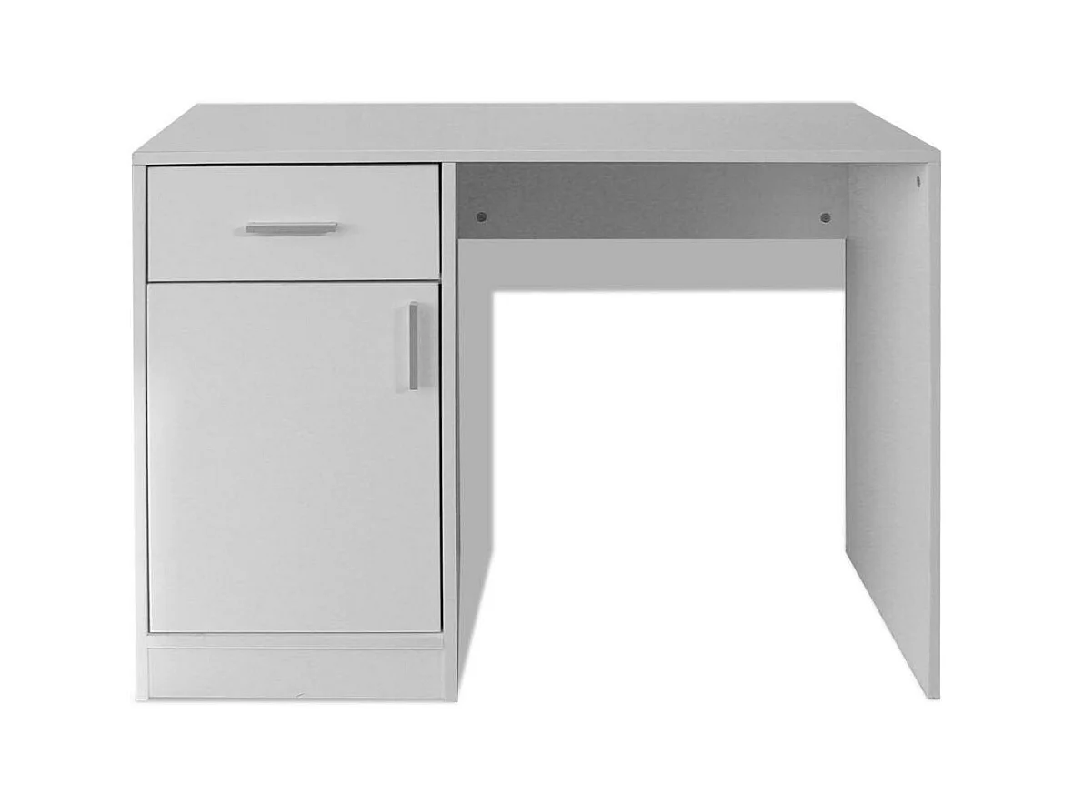 Bureau table meuble travail blanche 100 x 40 x 73 cm 0502060