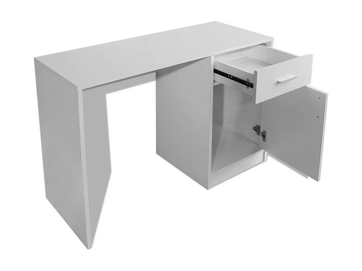 Bureau table meuble travail blanche 100 x 40 x 73 cm 0502060