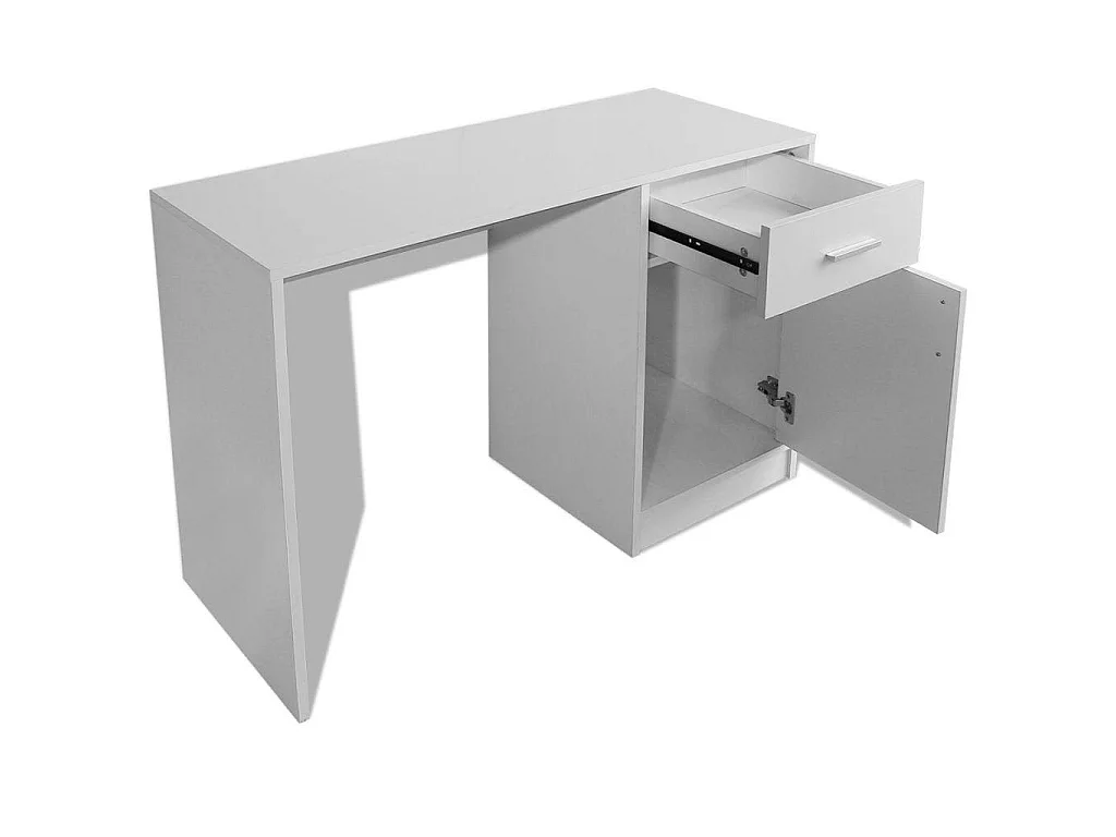 Muebles de mesa de oficina TI FUNCIONA CON CASTER Y COLECES 100 CM WHITE 0502060