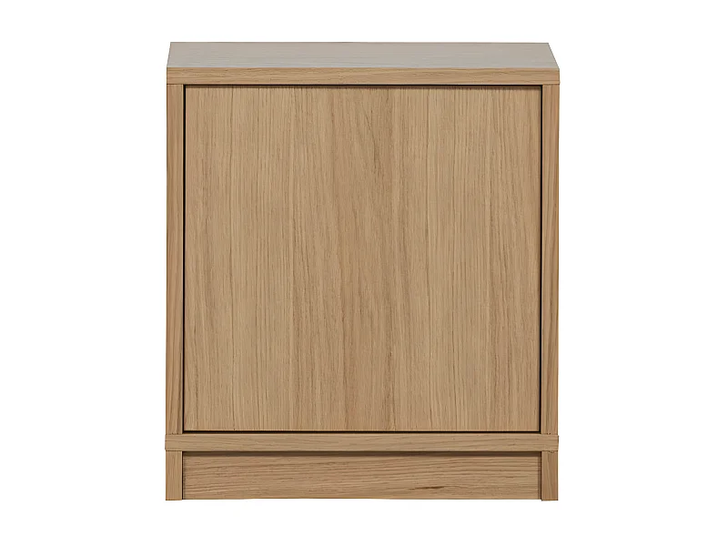 Modulair - Meuble TV 1 porte en bois L40cm - Bois clair