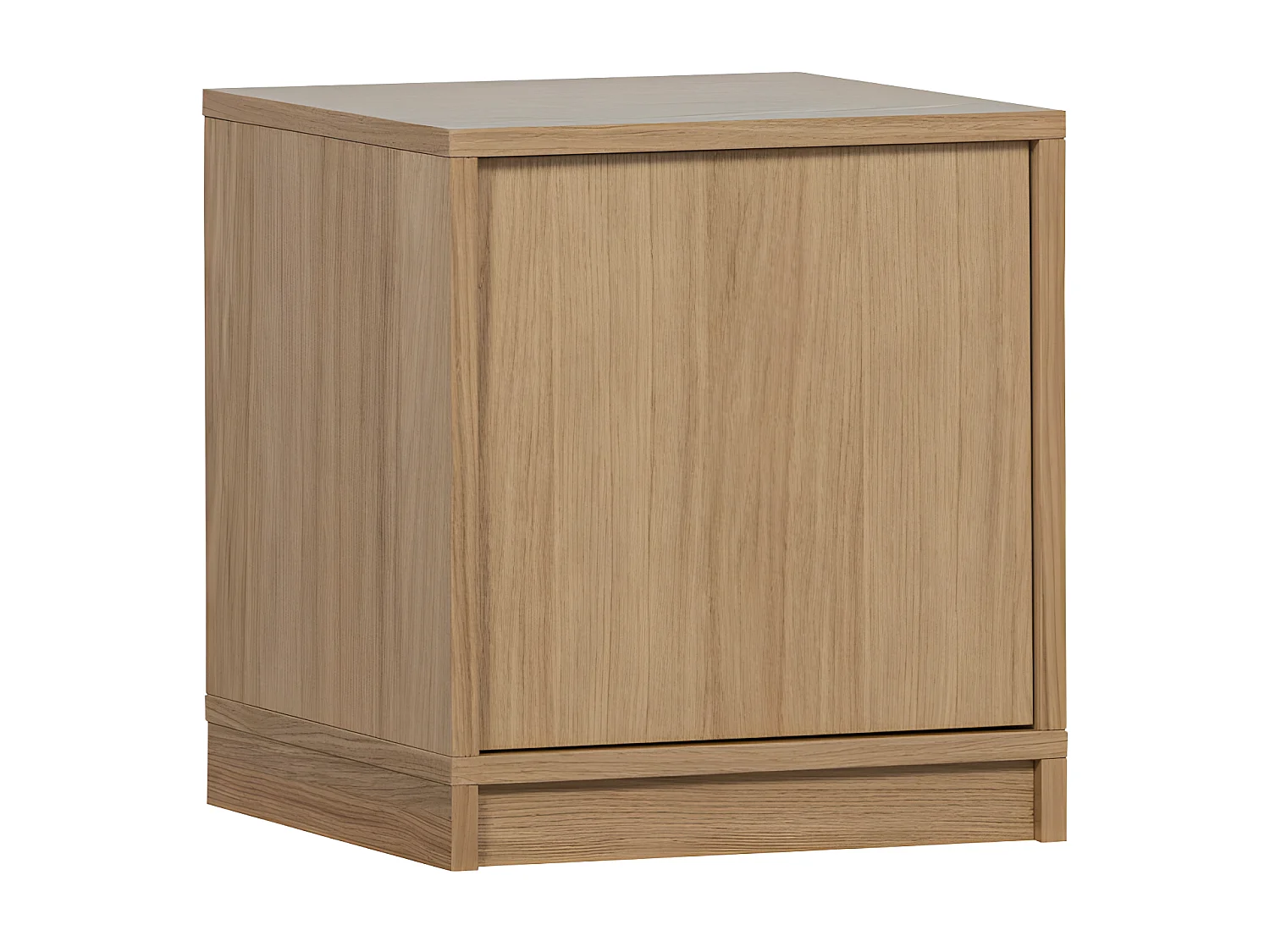 Modulair - Meuble TV 1 porte en bois L40cm - Bois clair