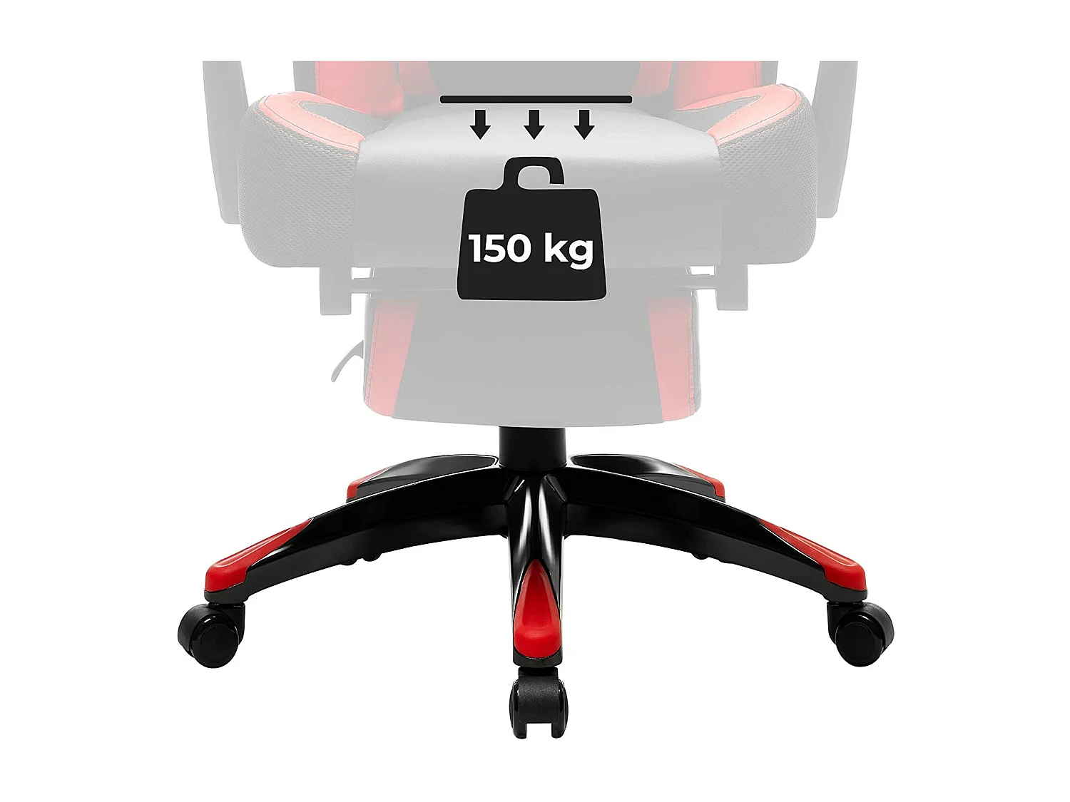 Fauteuil gamer ergonomique chaise noire 66 x 69 x 129 cm 12_0000602