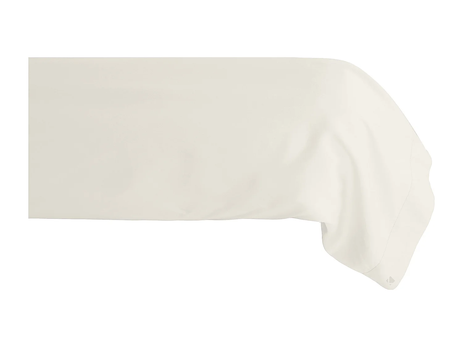 Taie de traversin 43x190 cm percale de coton MANOIR ivoire Ivoire