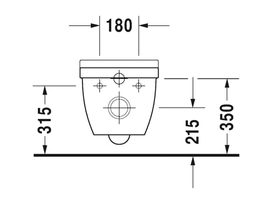 Pack WC suspendu sans bride DURAVIT Starck 3 avec abattant frein de chute + bati support SIAMP + Plaque de commande chromée