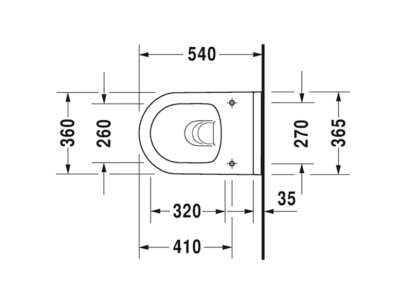 Pack WC suspendu sans bride DURAVIT Starck 3 avec abattant frein de chute + bati support SIAMP + Plaque de commande blanche