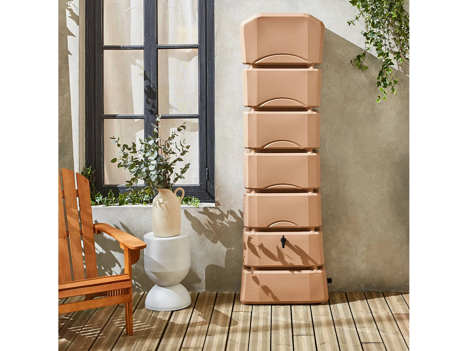 Recuperador de agua mural de 300l cappucino