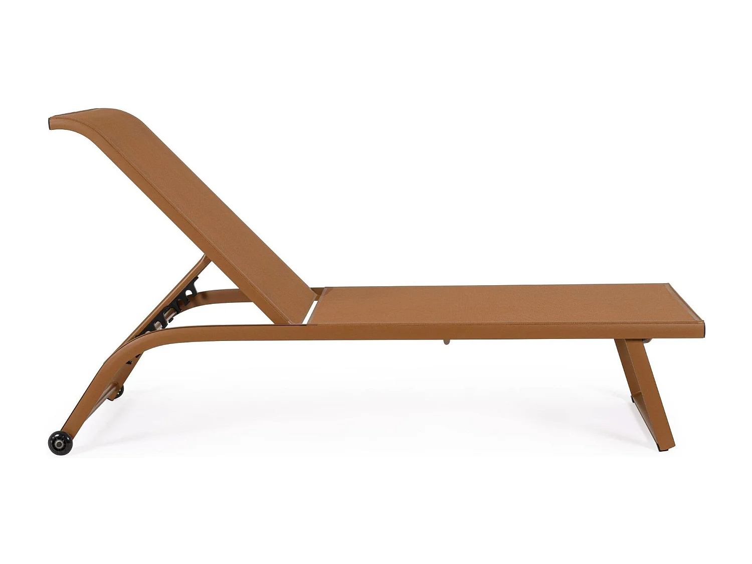 Bains de soleil inclinables en aluminium et tissu (lot de 2) - CABOURG