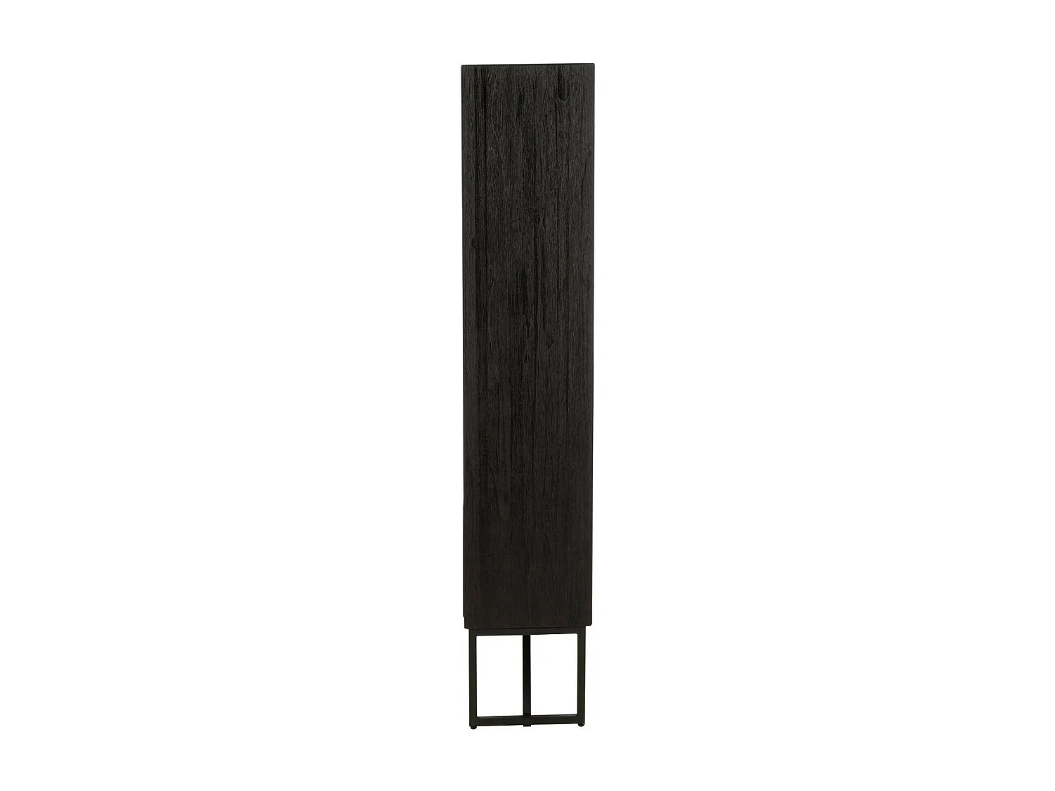 Étagère Avec Tiroirs en Bois "Teck" 158cm Noir