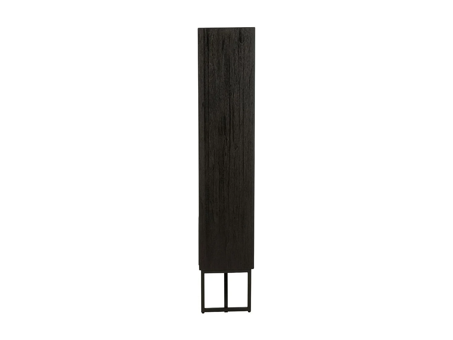 Étagère Avec Tiroirs en Bois "Teck" 158cm Noir