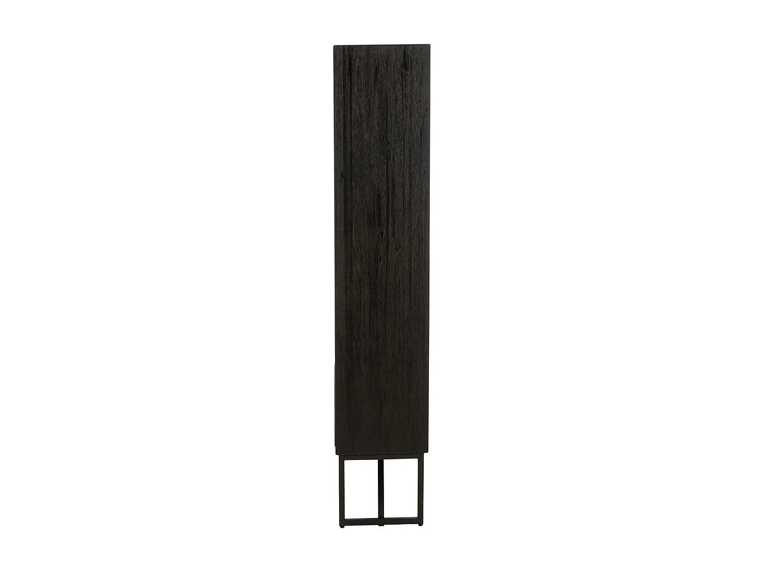 Étagère Avec Tiroirs en Bois "Teck" 158cm Noir