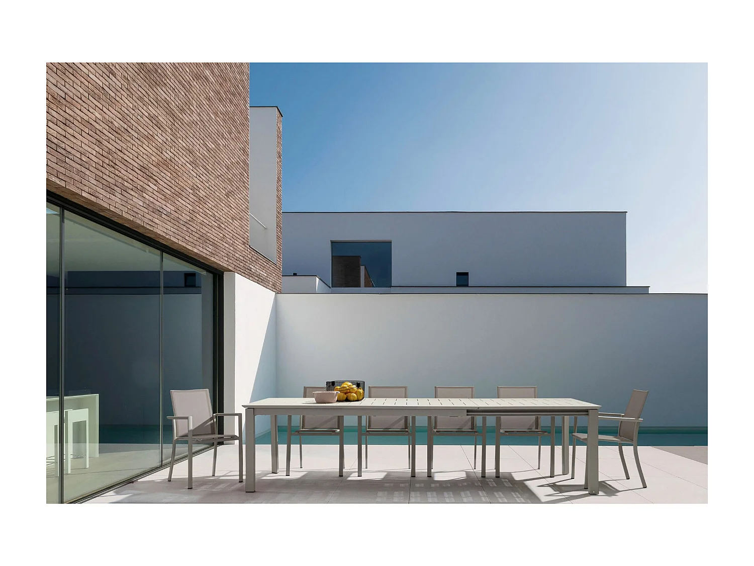 Chaises de jardin colorées en aluminium (lot de 4) - CASSIS