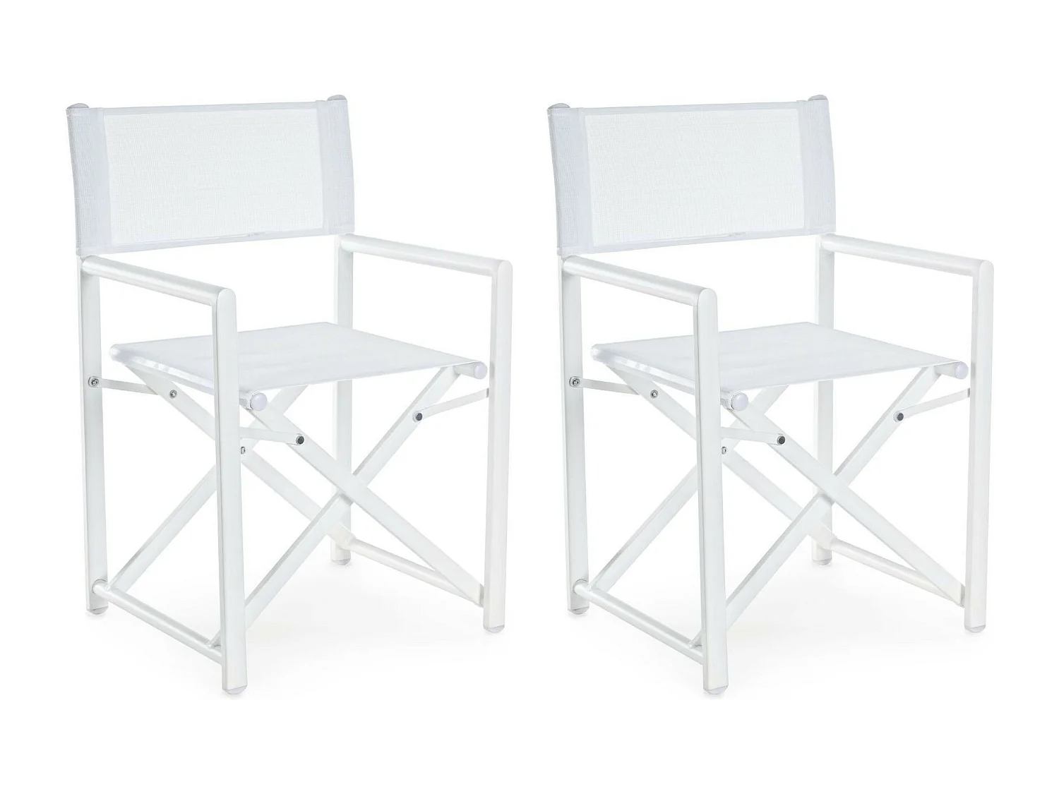 Chaises de metteur en scène pliables d'extérieur (lot de 2) - CABOURG