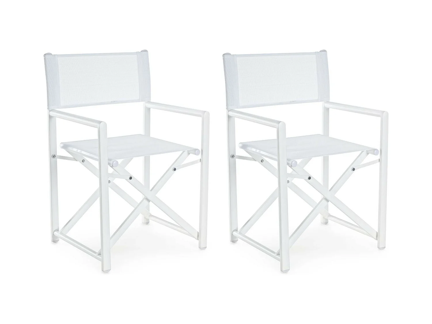 Chaises de metteur en scène pliables d'extérieur (lot de 2) - CABOURG