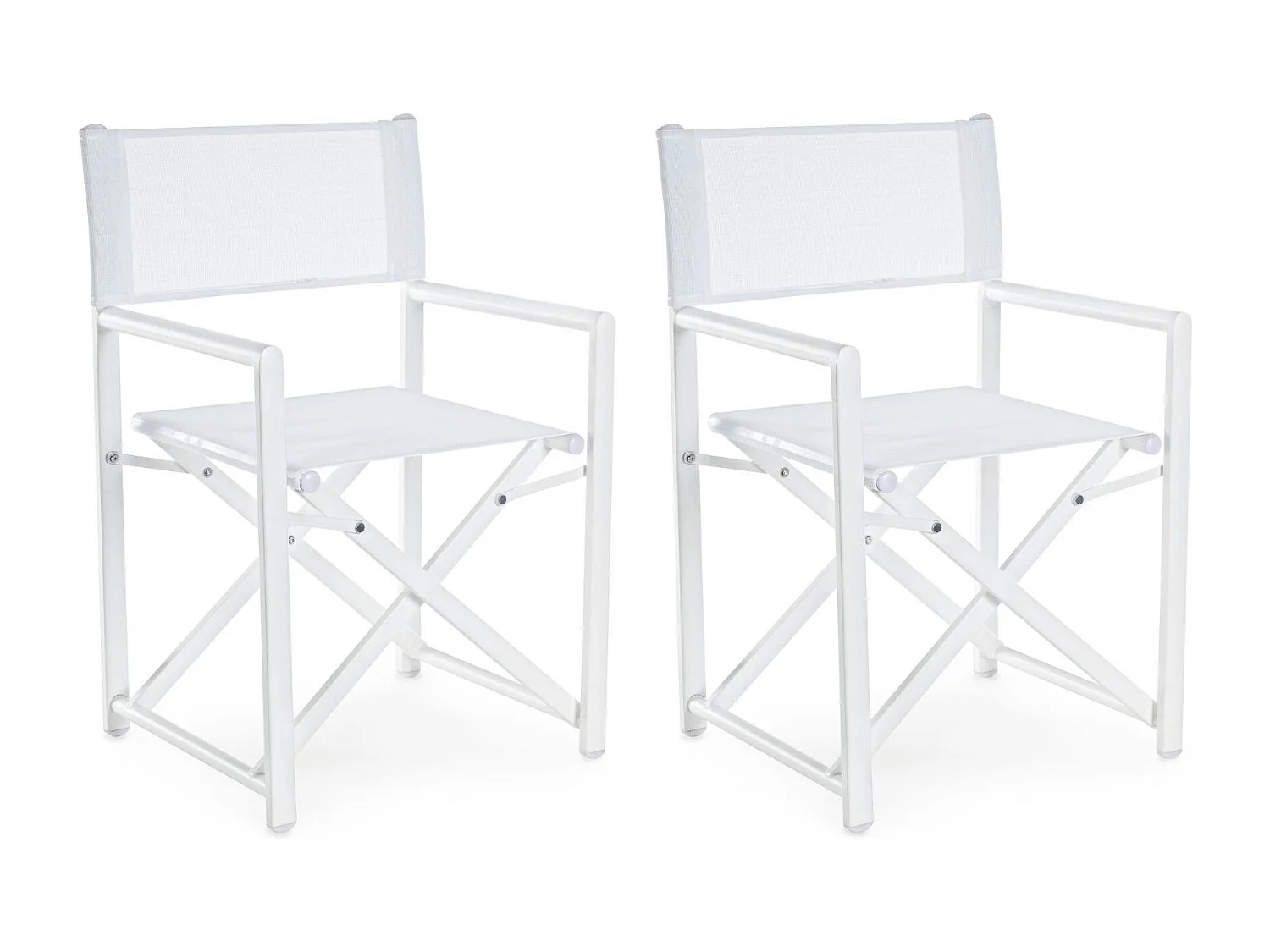 Chaises de metteur en scène pliables d'extérieur (lot de 2) - CABOURG