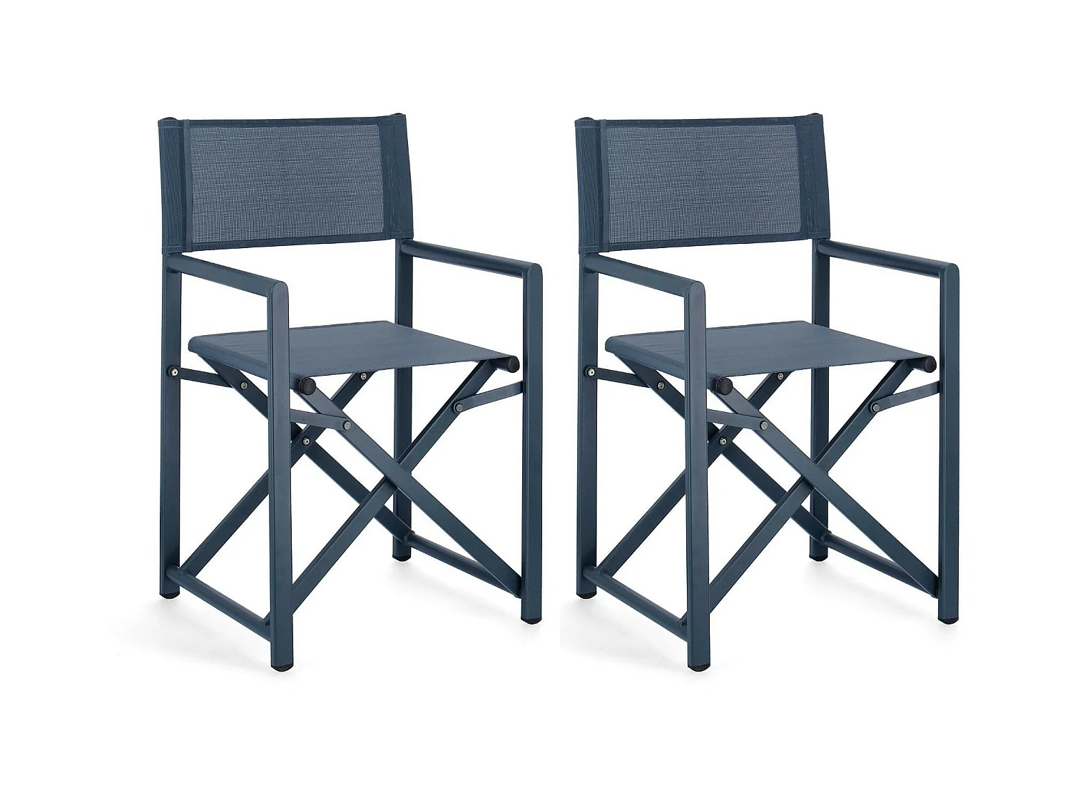 Chaises de metteur en scène pliables d'extérieur (lot de 2) - CABOURG