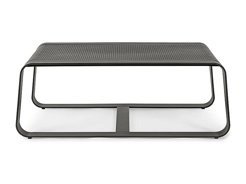 Table basse de jardin rectangulaire en métal L105 - ETRETAT