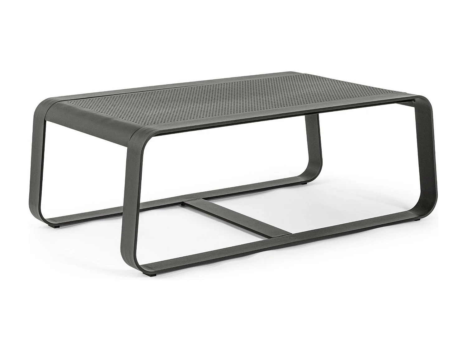 Table basse de jardin rectangulaire en métal L105 - ETRETAT