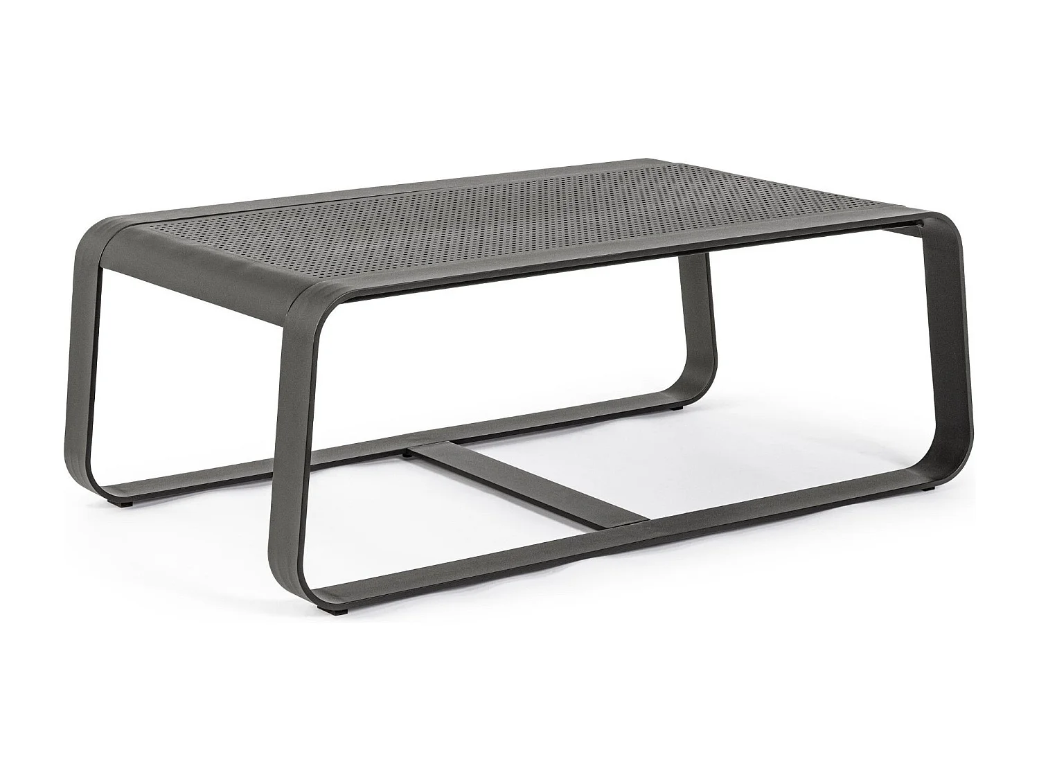 Table basse de jardin rectangulaire en métal L105 - ETRETAT