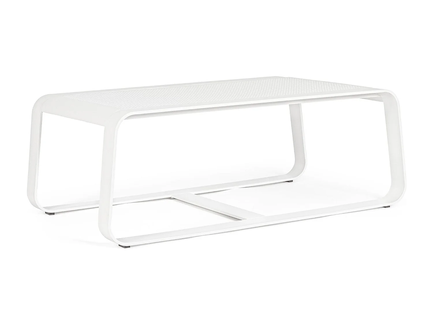 Table basse de jardin rectangulaire en métal L105 - ETRETAT