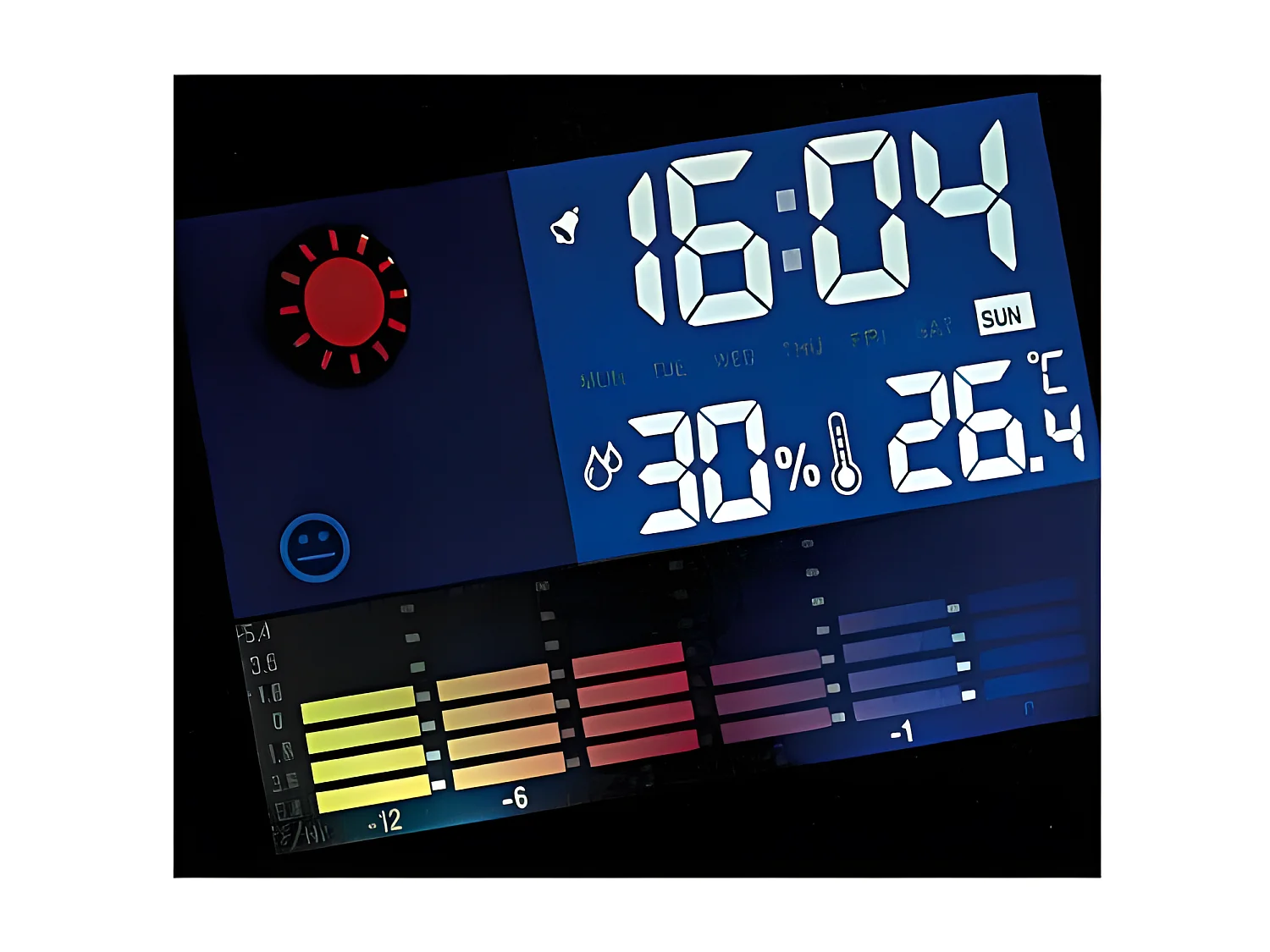 Réveil-projecteur Station météo