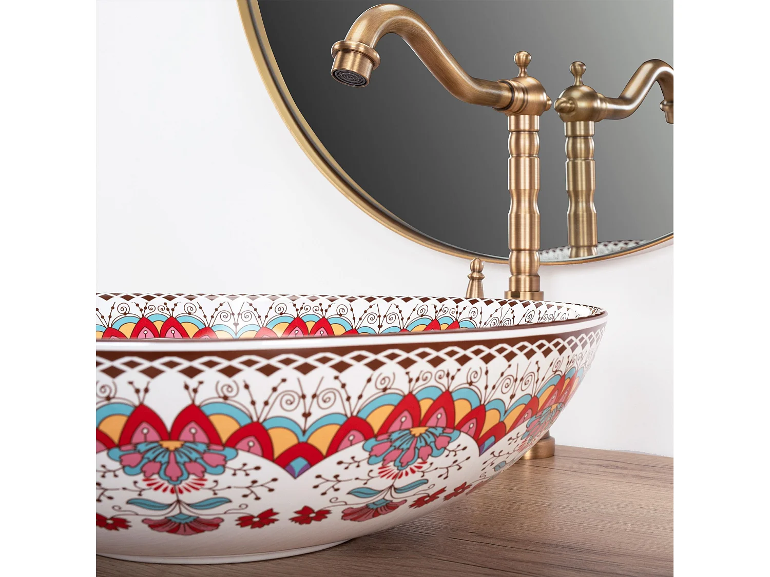 Aufsatzwaschbecken Rea Peru Multicolour