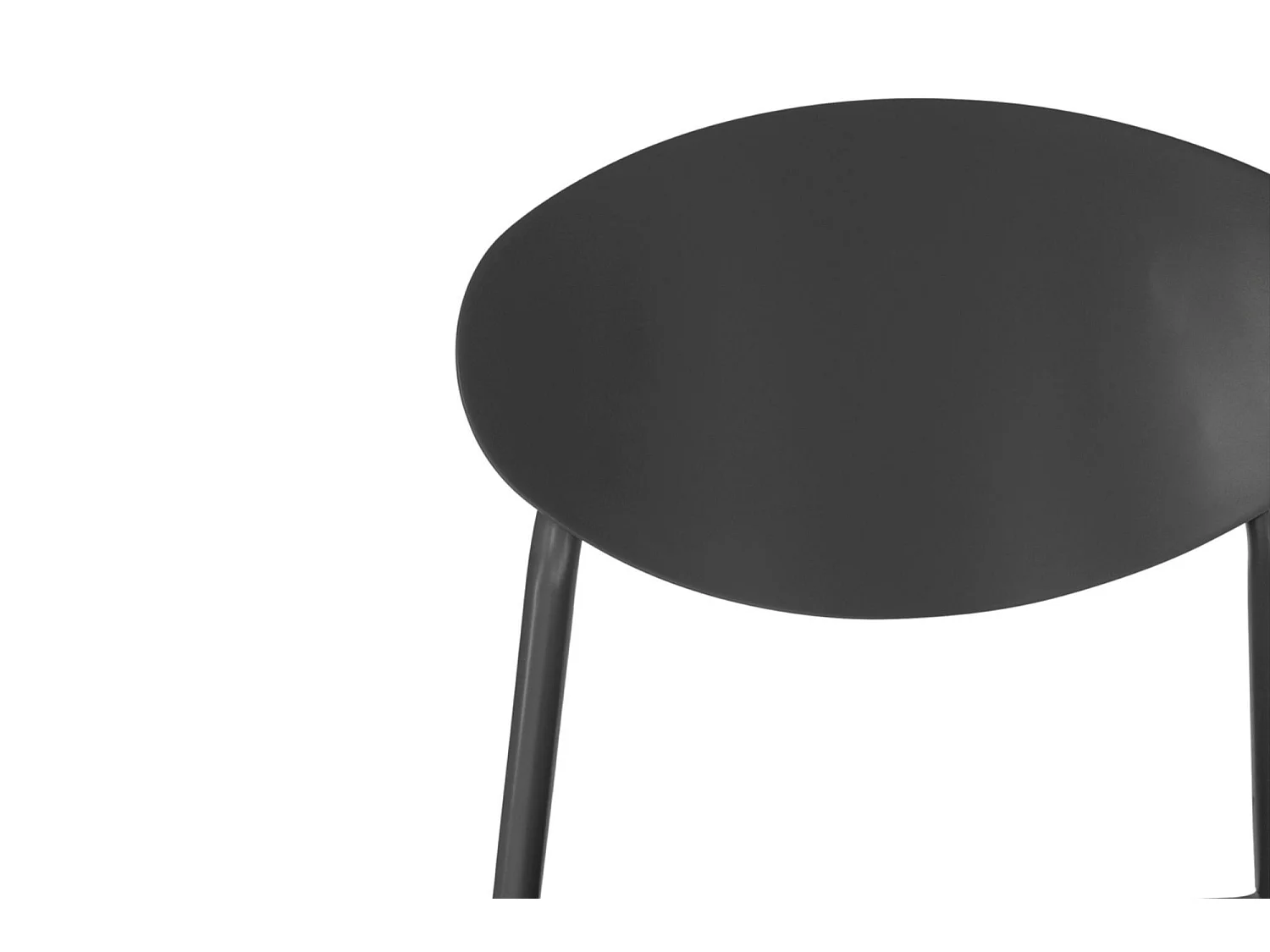 Chaise de jardin japandi empilable en aluminium (lot de 2) - COQUELICOT