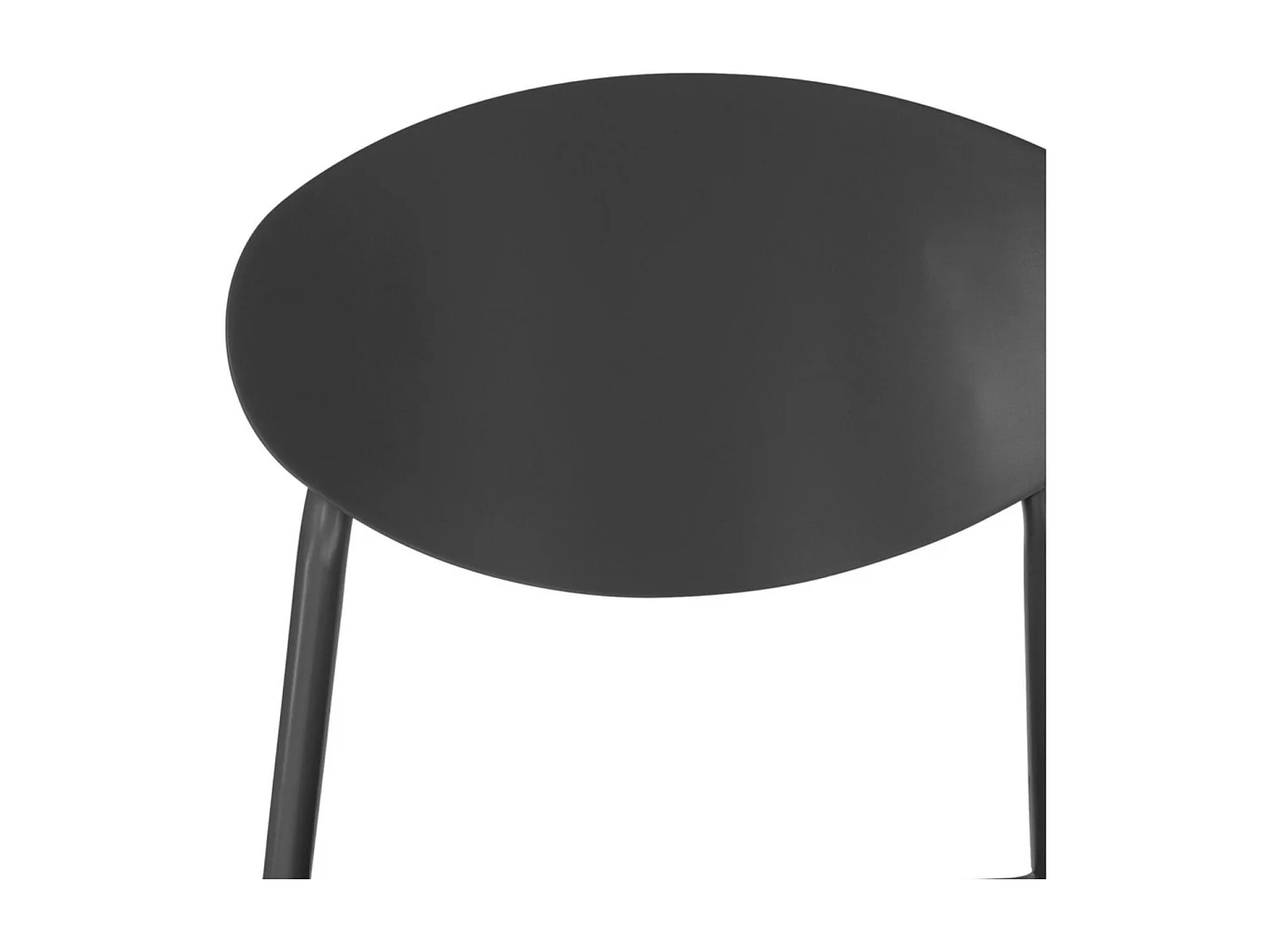 Chaise de jardin japandi empilable en aluminium (lot de 2) - COQUELICOT