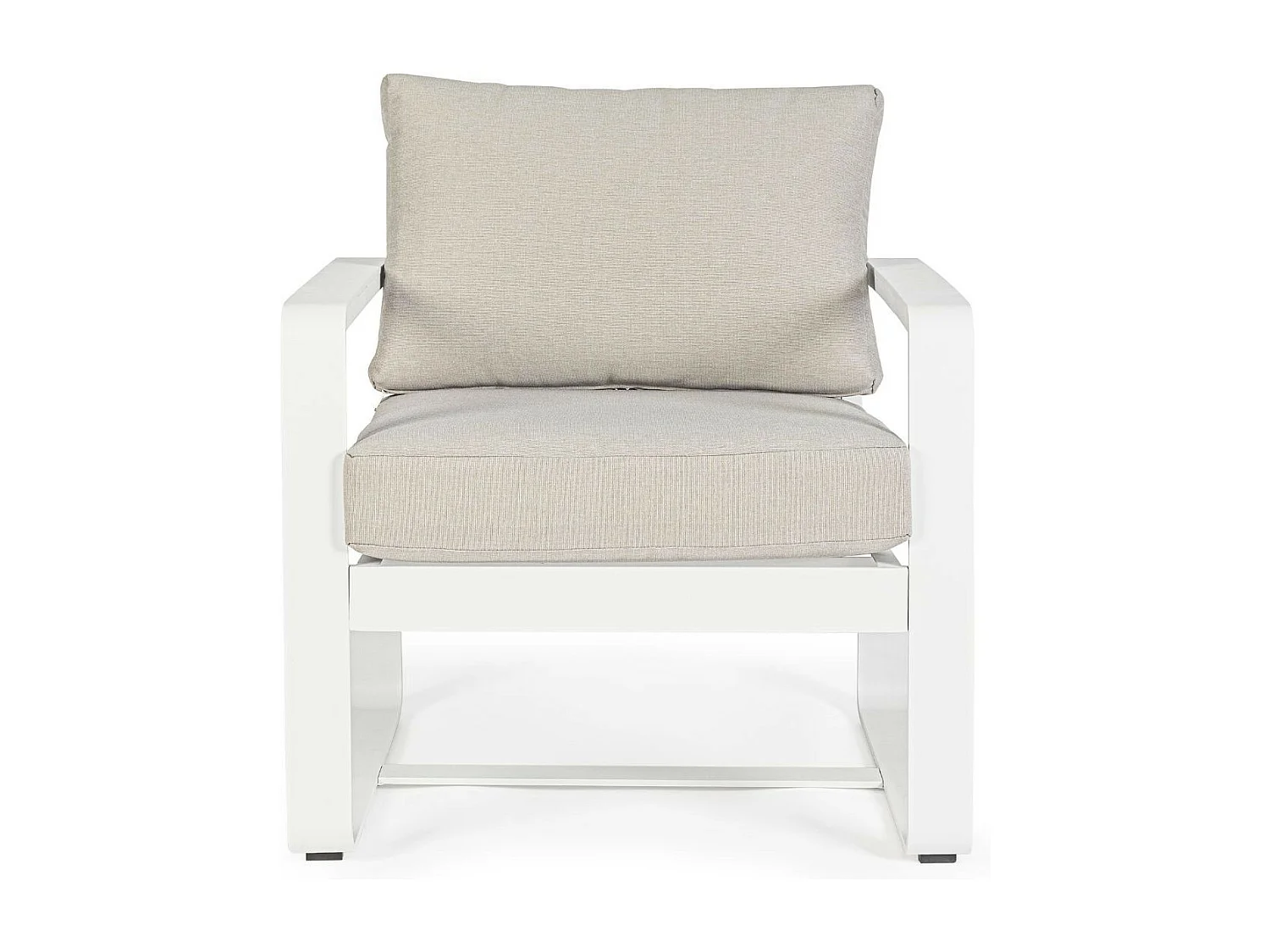 Fauteuil de jardin en aluminium et tissu (lot de 2) - ETRETAT
