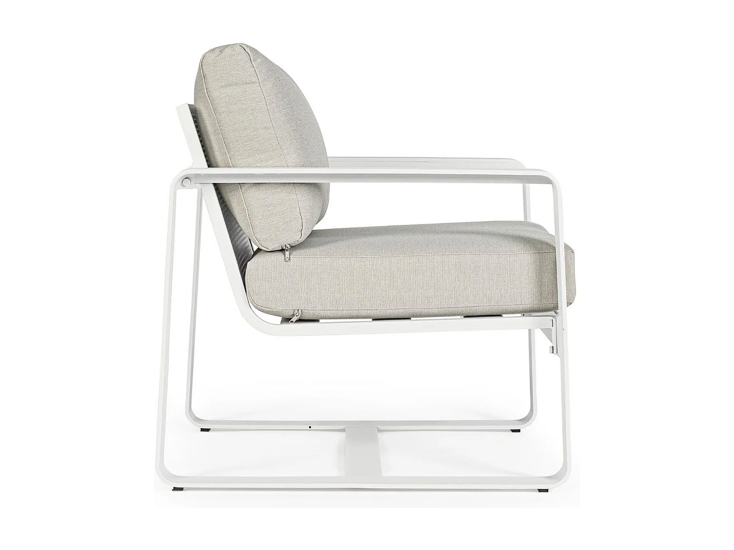 Fauteuil de jardin en aluminium et tissu (lot de 2) - ETRETAT