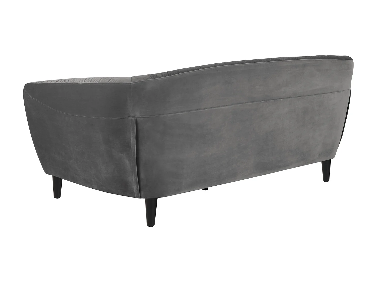 Canapé droit 3 places en velours - RIA