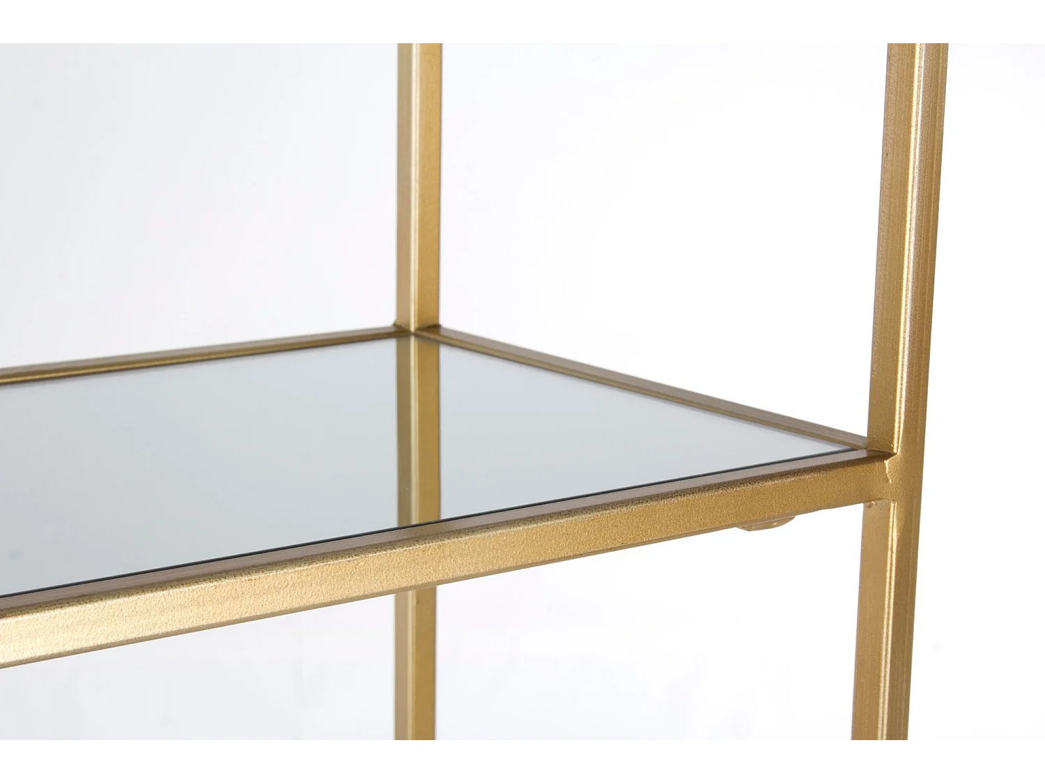 Bibliothèque en métal doré et verre - MOON