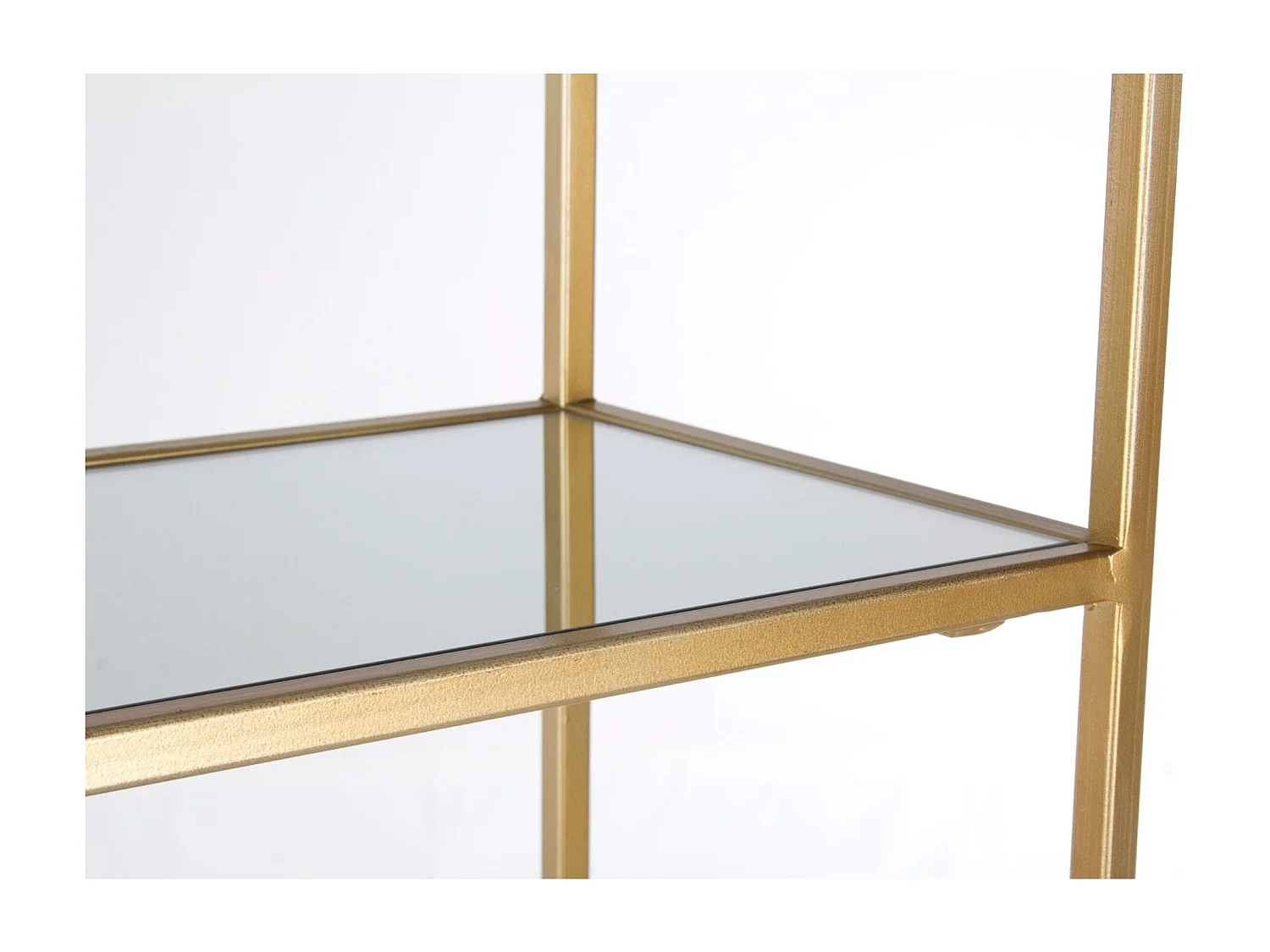 Bibliothèque double en métal et verre - MOON