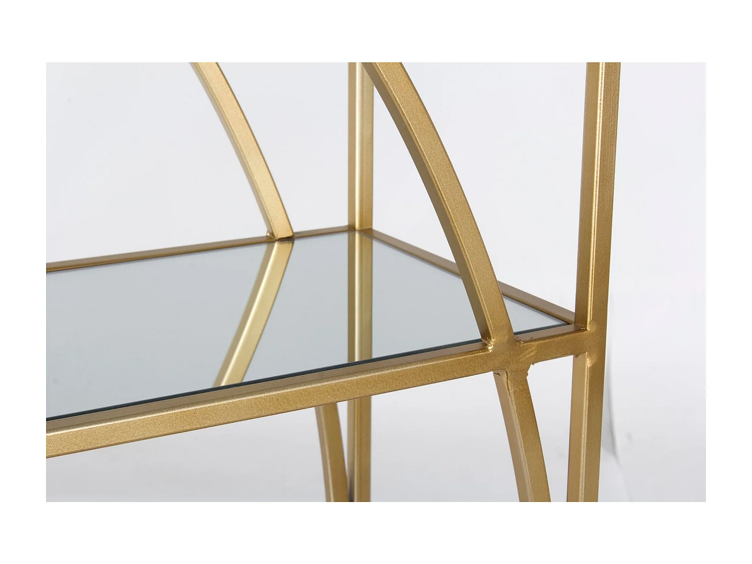 Bibliothèque double en métal et verre - MOON