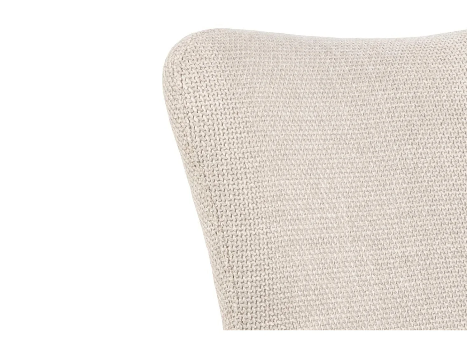 Fauteuils de salle à manger pivotants en tissu (lot de 2) - LARA