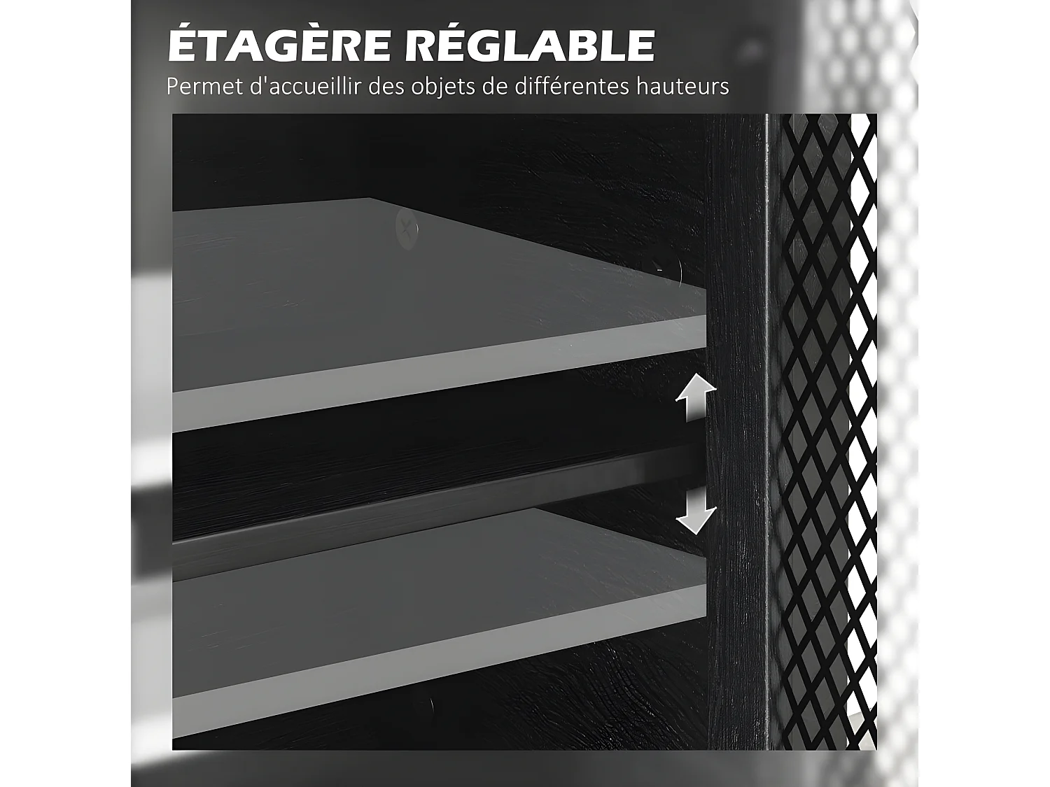 Buffet design OTHELLO noir