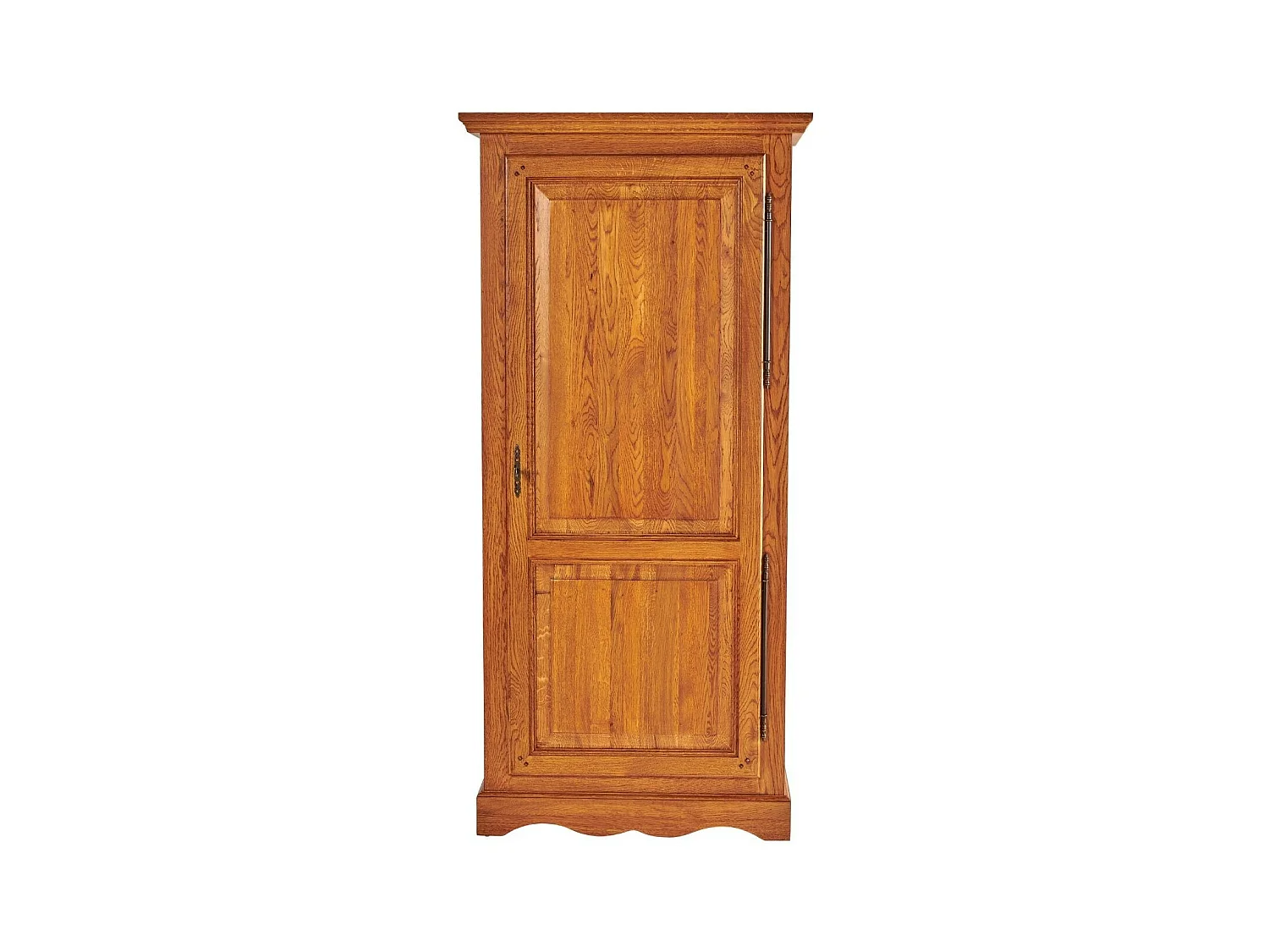 Bonnetière en chêne massif 1 porte 3 tablettes - LA BRESSE