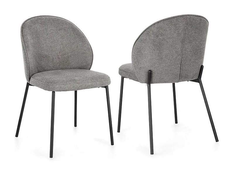 Chaises de salle à manger design en tissu (lot de 2) - NELLY