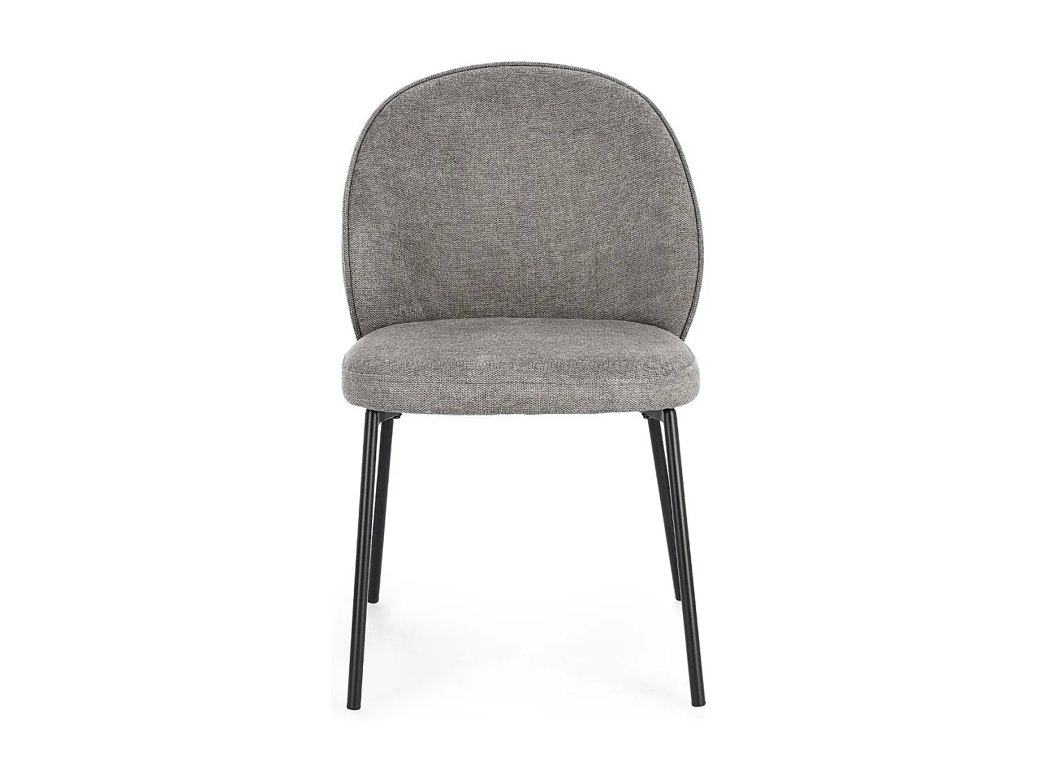 Chaises de salle à manger design en tissu (lot de 2) - NELLY