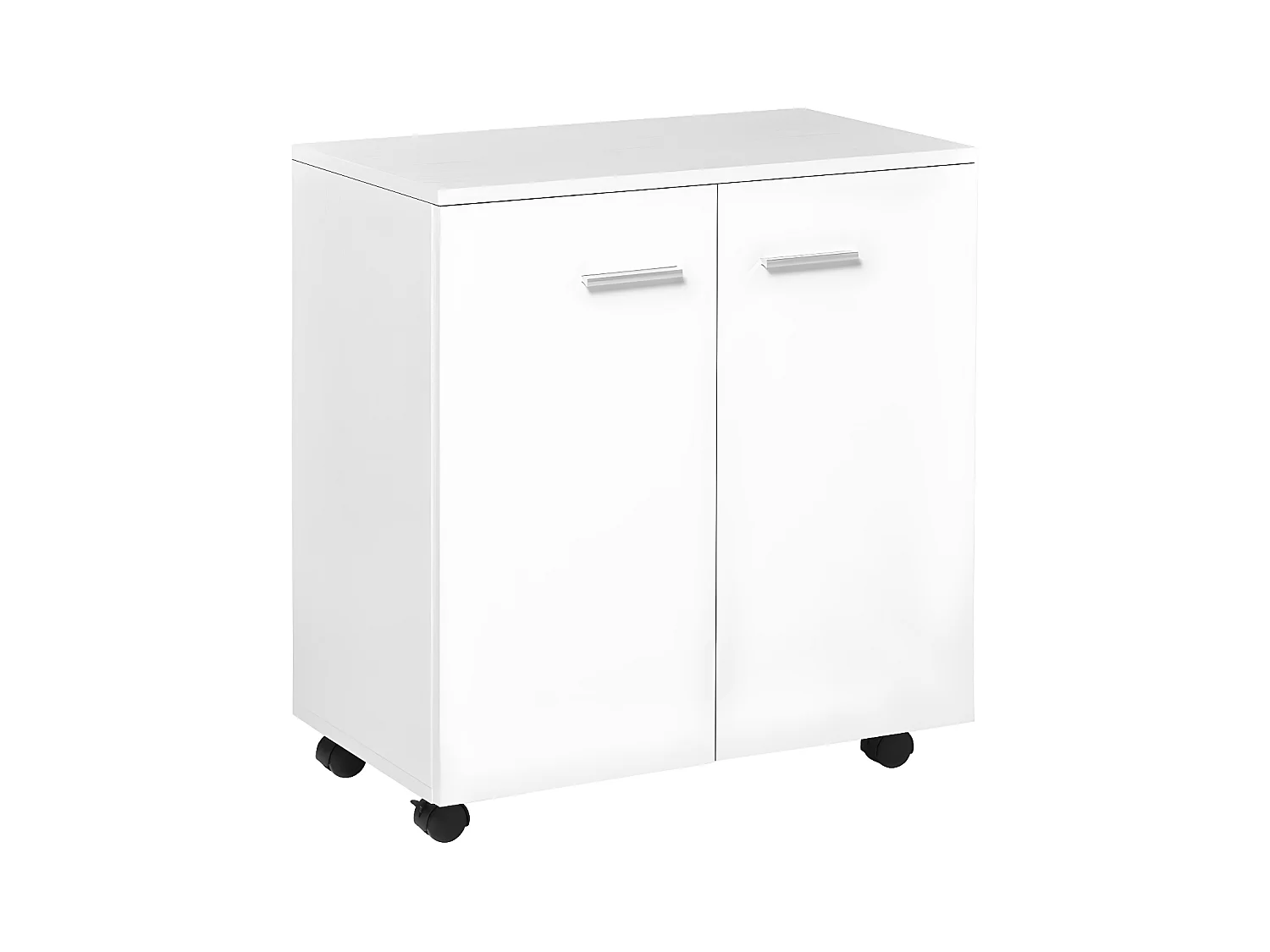 Meuble de rangement support imprimante CANBERRA blanc