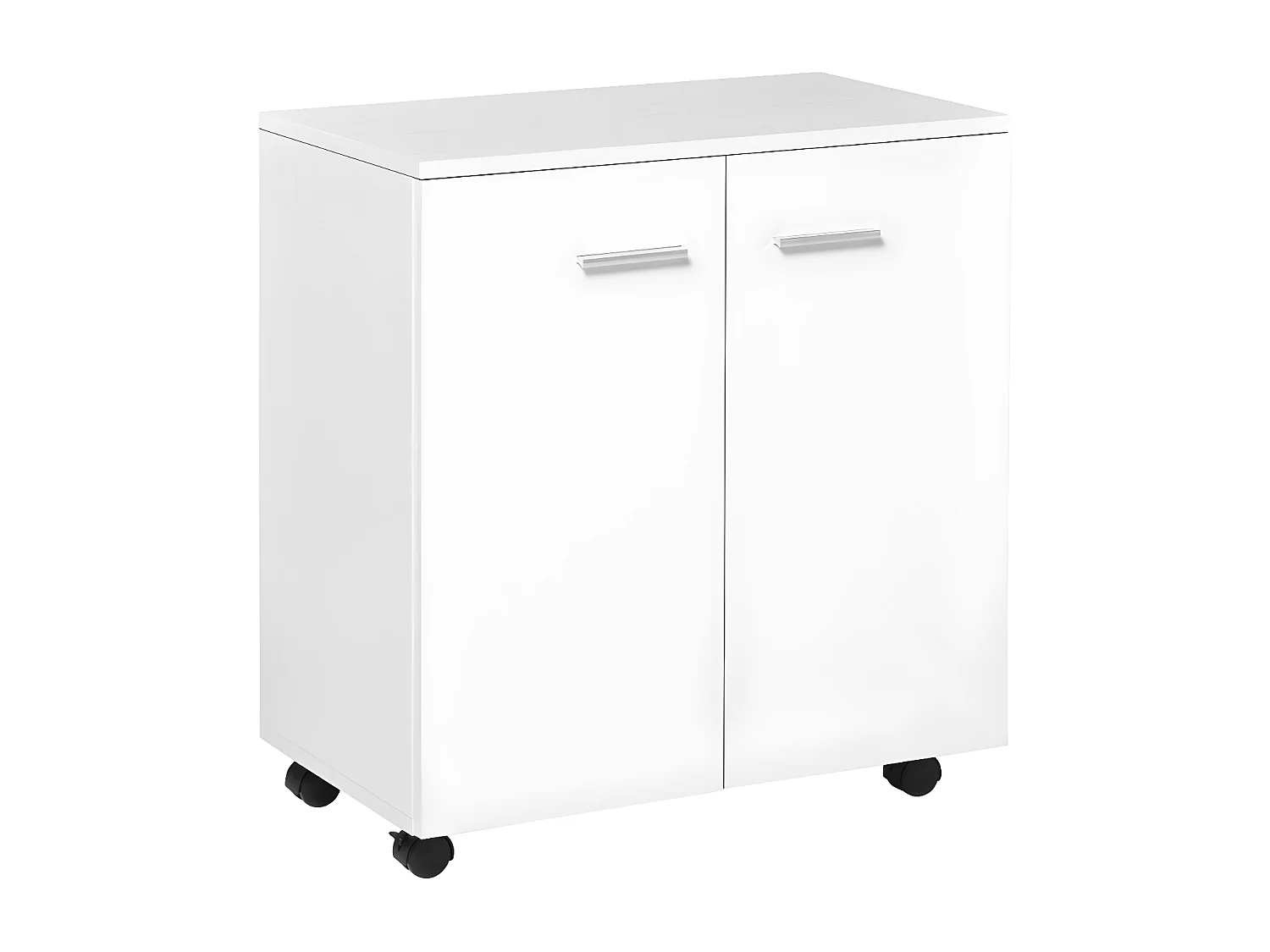 Meuble de rangement support imprimante CANBERRA blanc