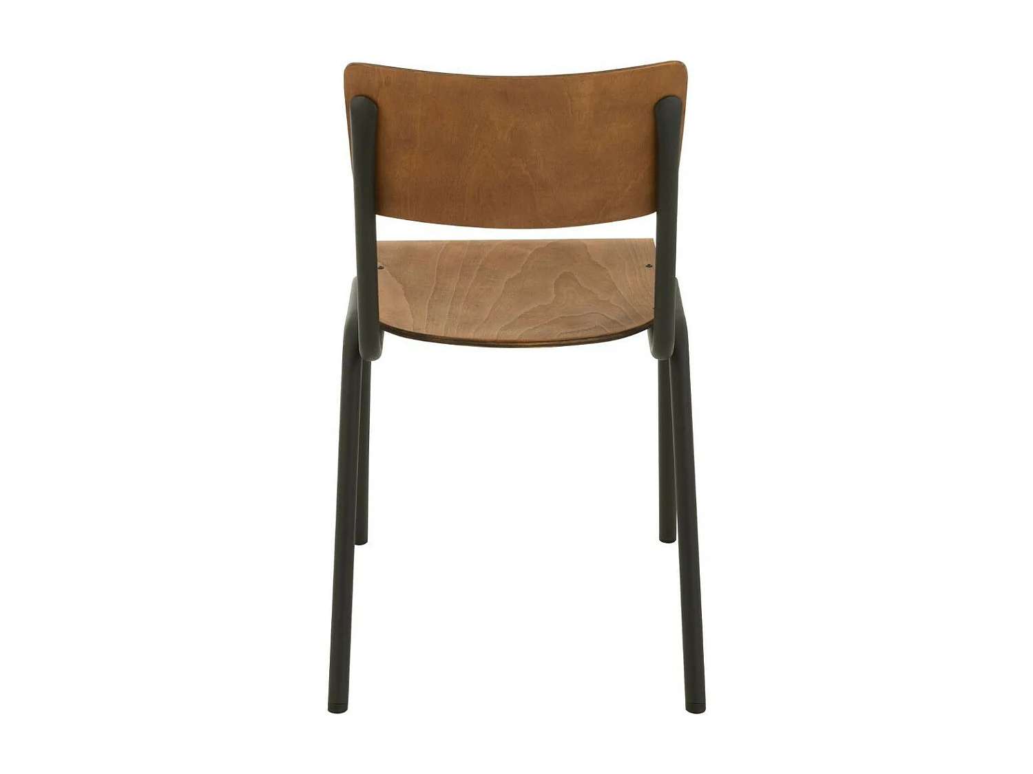 Chaise en bois et métal (lot de 2) - CHARLEMAGNE