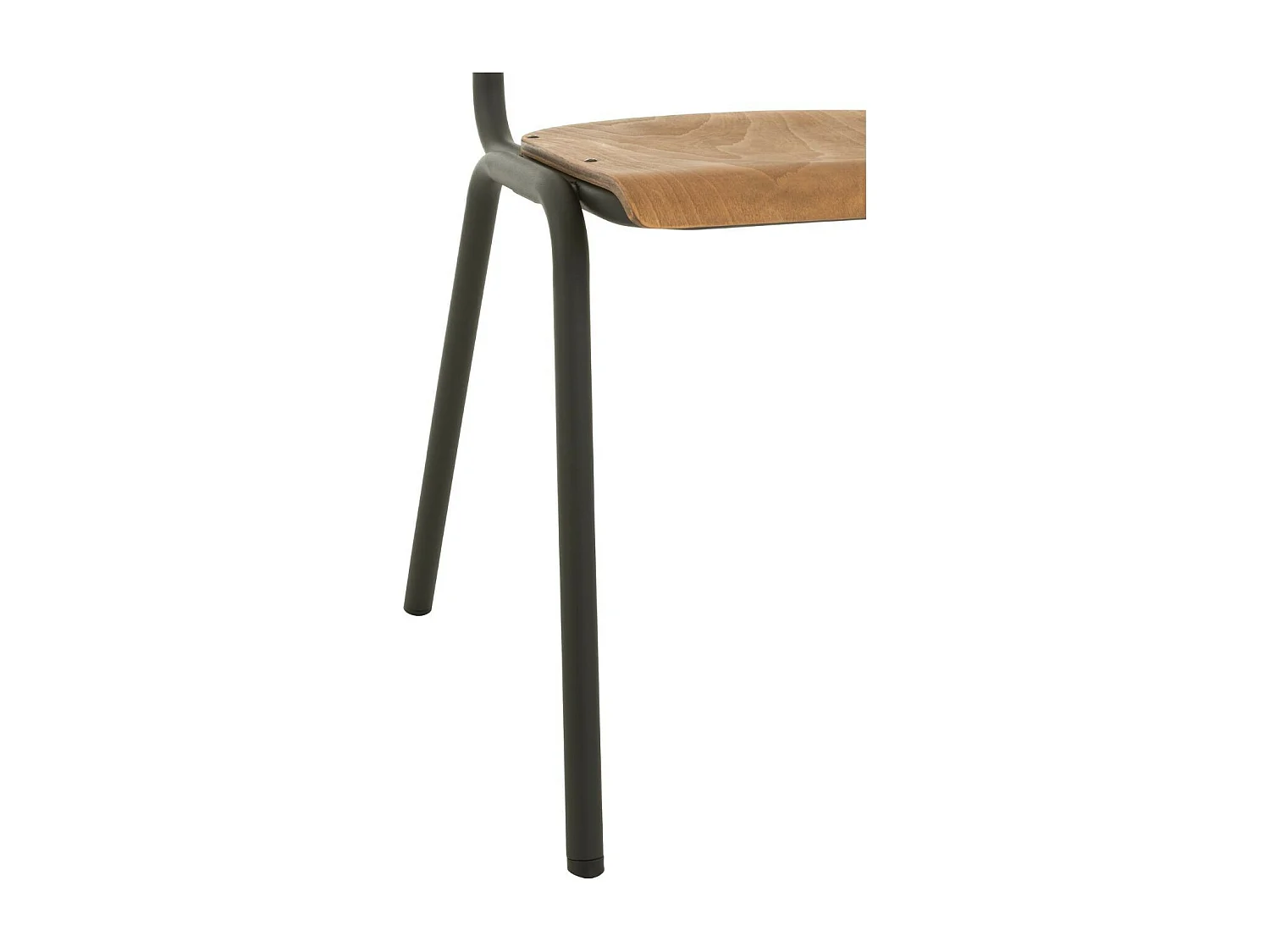 Chaise en bois et métal (lot de 2) - CHARLEMAGNE