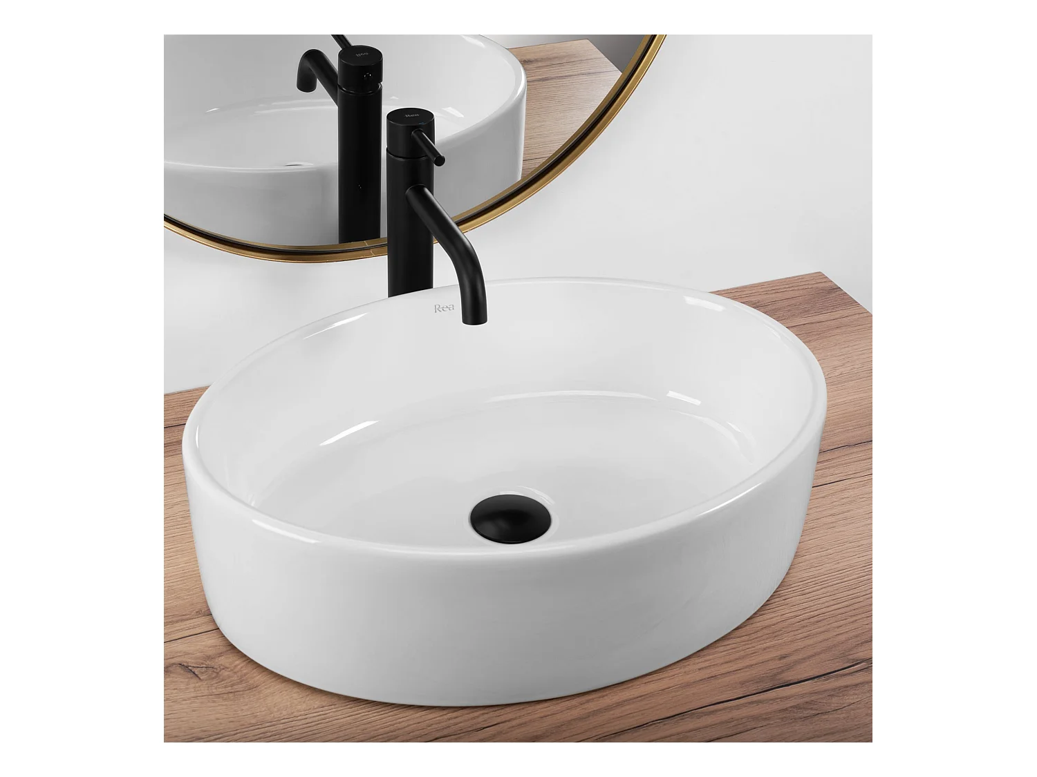 Vasque À Poser Rea Fonda White