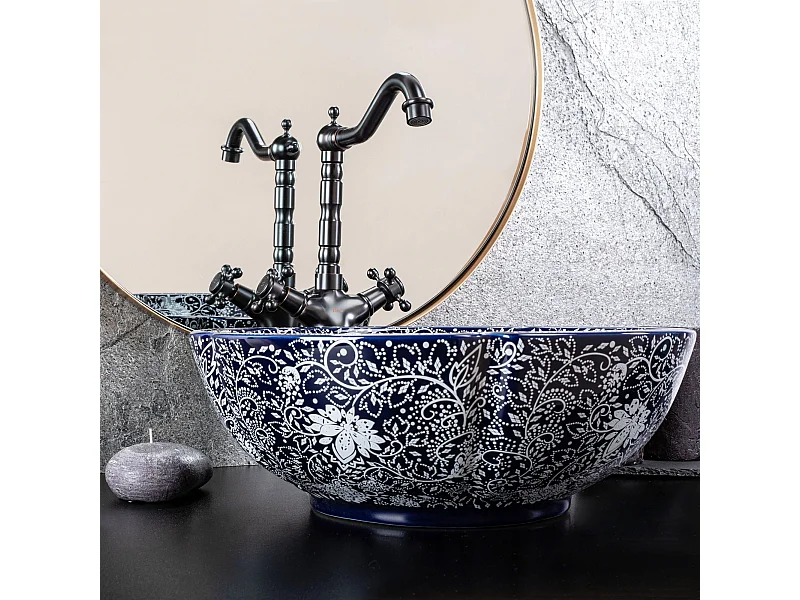 Vasque À Poser Rea Sevilla Blue