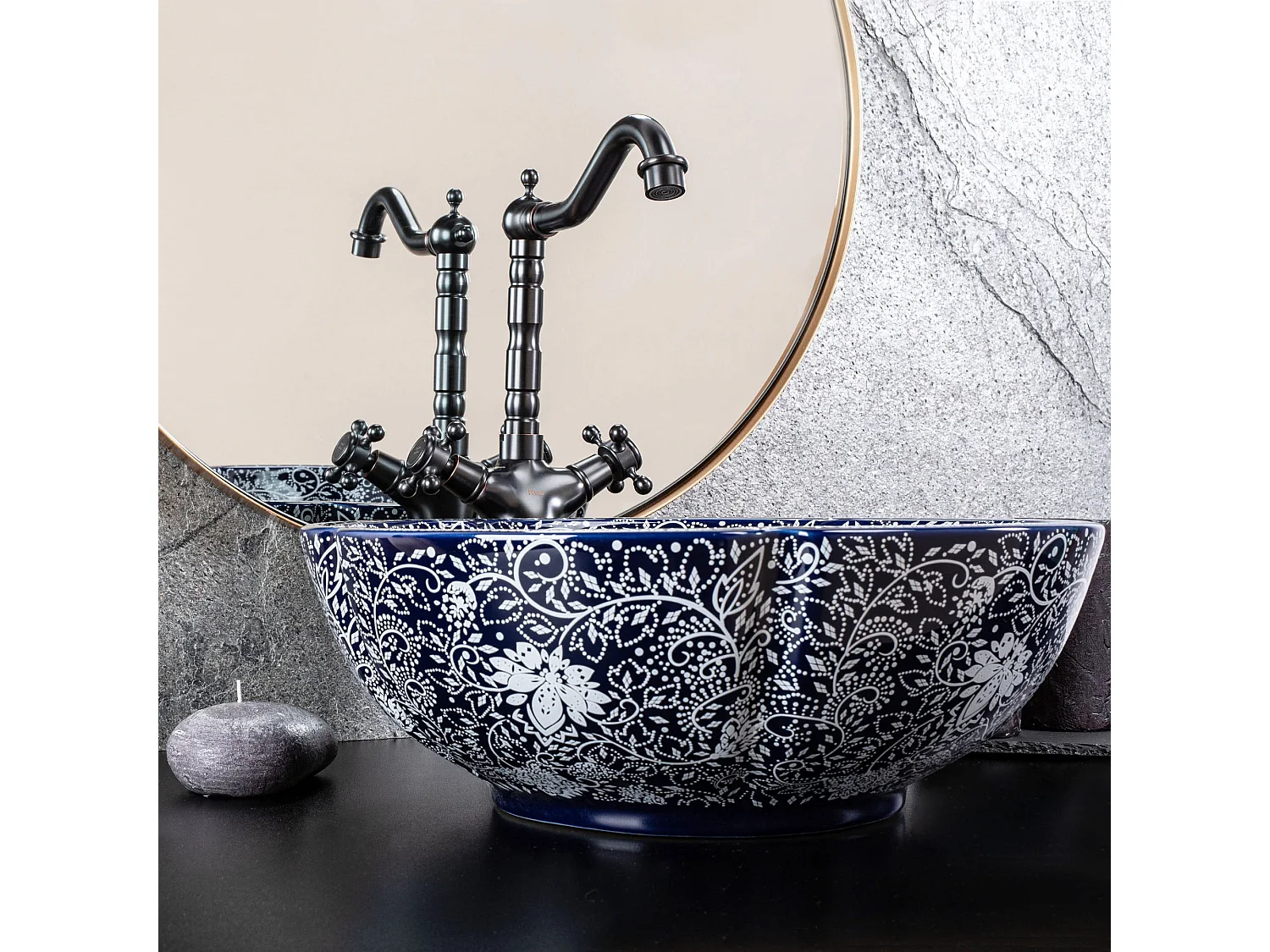 Vasque À Poser Rea Sevilla Blue